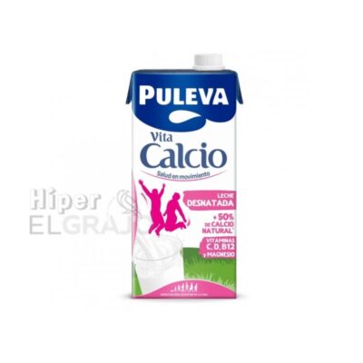Leche Puleva Calcio, Desnatada 1Lt.