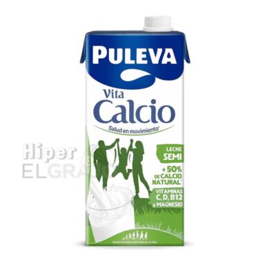 Leche Puleva Calcio Semidesnatada 1Lt.