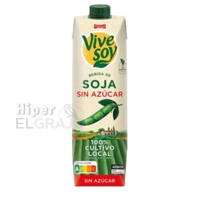 Bebida ViveSoy Soja Pascual Sin Azúcar 1lt.
