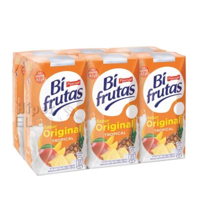 Bifrutas Pascual 6 Unidades Tropical Original, 200ml.