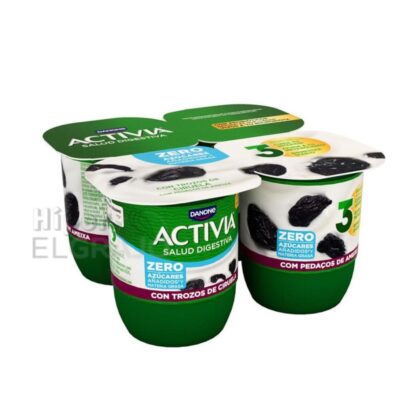 Danone Activia Desnatado Ciruela 4 Unidades
