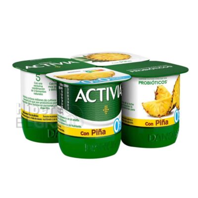 Danone Activia Piña Desnatado 4 Unidades