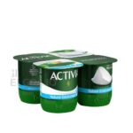 Activia Danone 0% Natural Edulcorado, 4 Unidades.