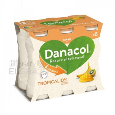 Danacol Tropical Danone Pack de 6 Unidades