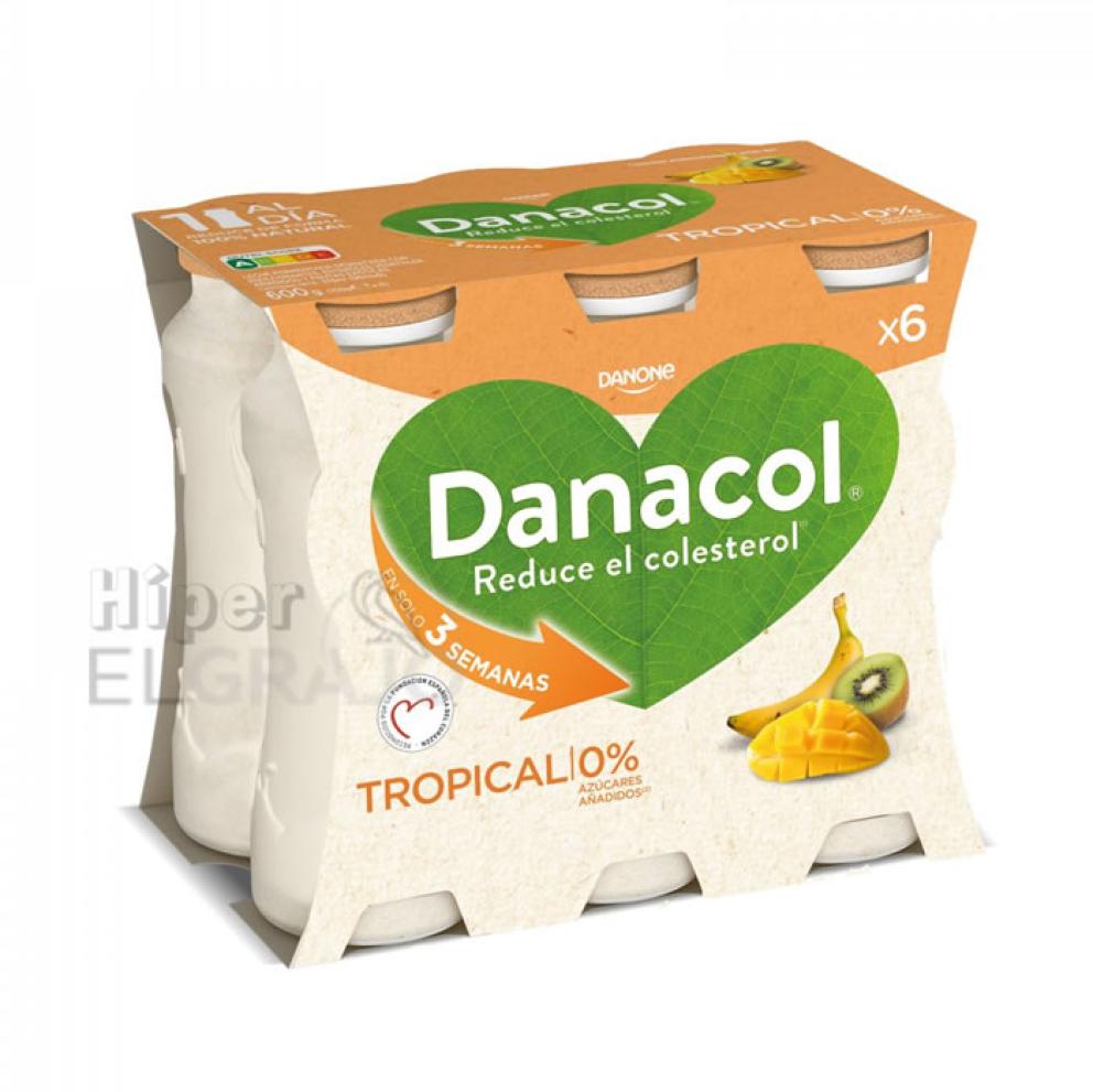 Danacol Tropical Danone Pack de 6 Unidades