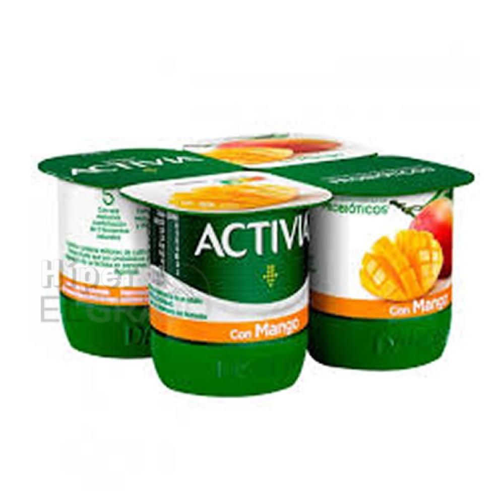 Activia Mango Danone Pack de 4 Unidades
