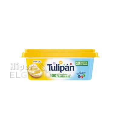 Margarina Tulipán 225gr con Sal.