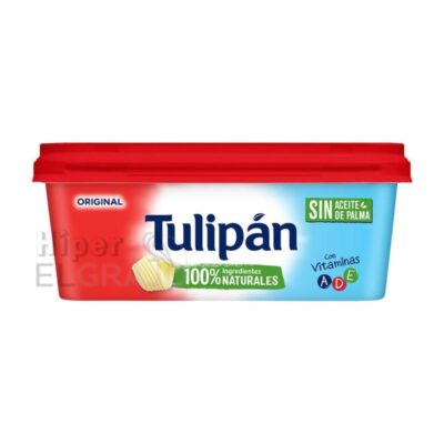 Margarina Tulipán 225gr sin Sal.
