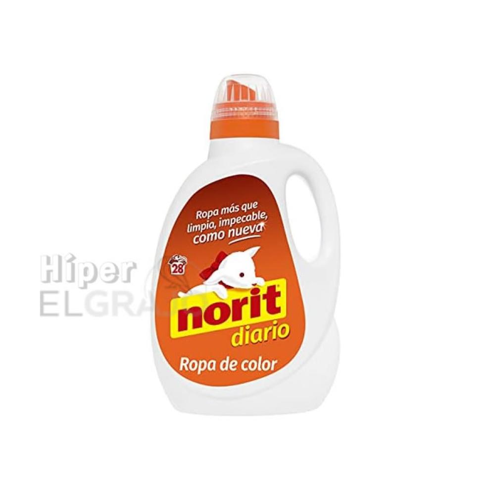 Detergente Liquido Norit para Ropa de Color, 28 Lavados, 1.5 lt.