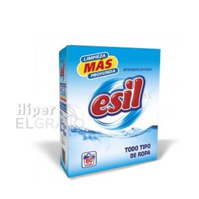 Detergente en Polvo Esil 5.2L, 80 Dosis.