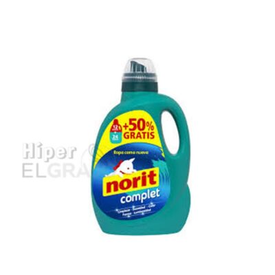 Detergente Norit Complet 1.8 l, 24+12 Lavados.