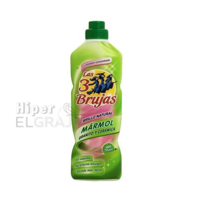 Limpiador Mármol, Granito y Cerámica, Las 3 Brujas 1lt.