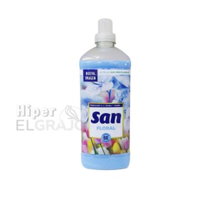 Suavizante San Floral 60 Dosis.