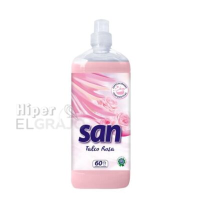 Suavizante San 60 Lavados Talco Rosa 1.5lt.