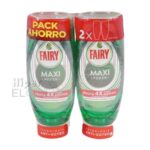 Vajillas Fairy Maxi Poder Pack de 2 Unidades, 440ml.