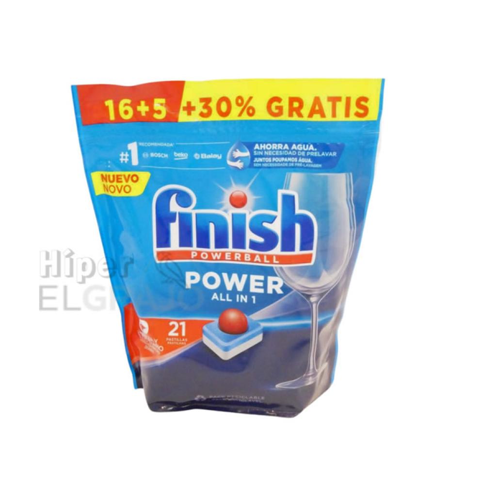 Lavavajillas Todo en 1 Finish 16 + 5 Unidades.