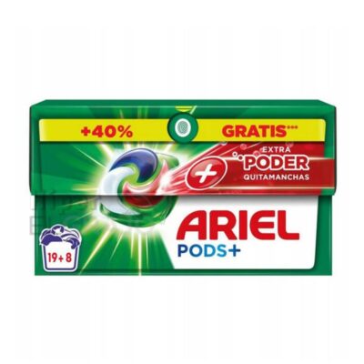 Capsulas Ariel 19+8 Extra Poder Quitamanchas.