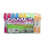 Pinzas Ropa Pamex de Silicona, 10 Unidades.