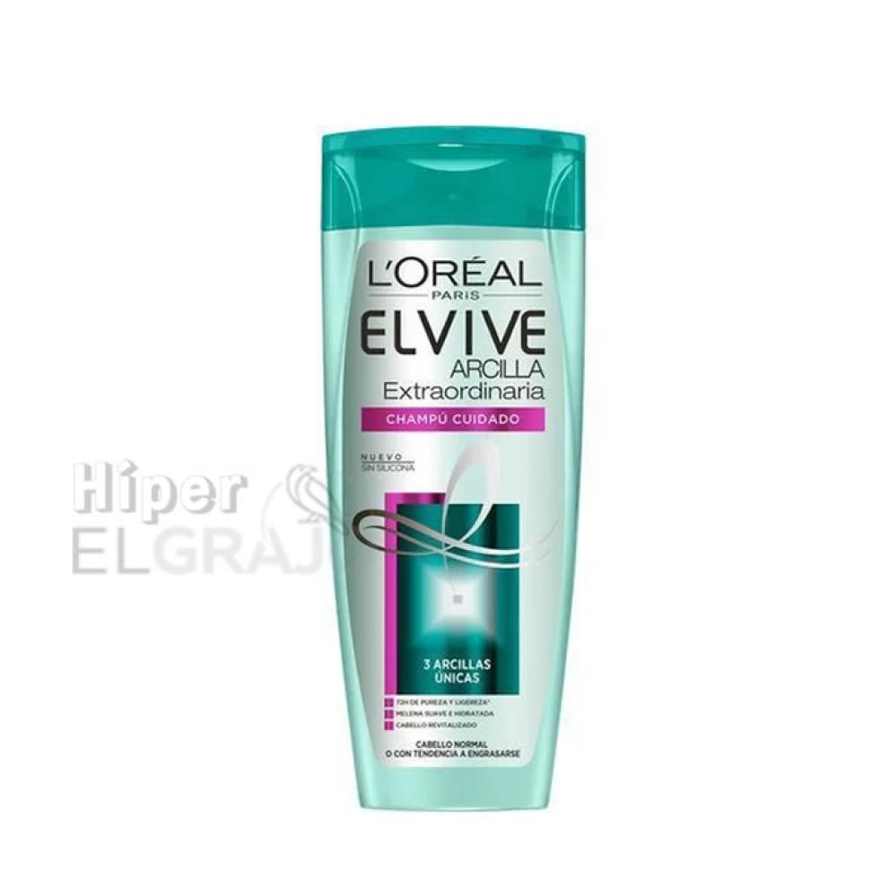 Champú Elvive Arcilla Extraordinaria 370ml.