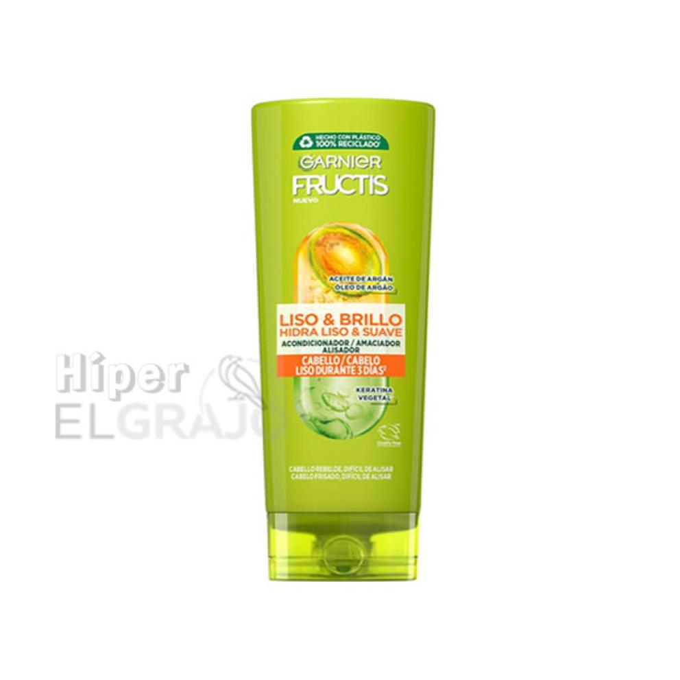 Acondicionador Fructis 250ml Liso & Brillo.