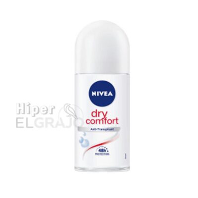Desodorante Dry Comfort Mujer Nivea Rollon 50ml.