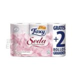 Papel Higiénico Foxy 4+2 Unidades, Seda Maxi.
