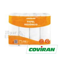 Papel Coviran 24 Rollos 2 Capas Higiénico.
