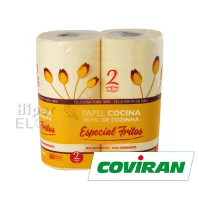 Papel Cocina Especial Fritos Coviran 2 Unidades.