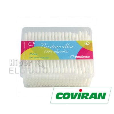 Bastoncillos 100% Algodón Coviran 200 Unidades.