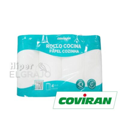 Rollo Cocina Más Absorbencia Coviran 4 Unidades.