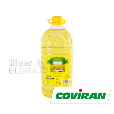 Aceite Girasol Alto Oleico Coviran 5Lt.